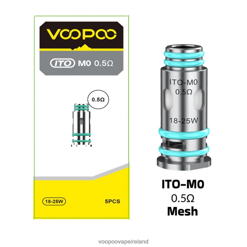 VOOPOO ITO Coils (5Pcs) ITO-M0 DXZ02N586 VOOPOO Vape Amazon