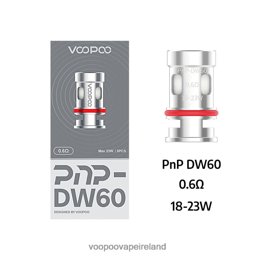VOOPOO PNP Coils (5Pcs) PnP-DW60 DXZ02N604 VOOPOO Vape Price
