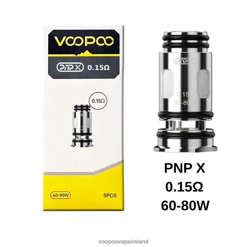 VOOPOO PNP Coils (5Pcs) PnP X 0.15 ohm DXZ02N605 VOOPOO Vape Dublin