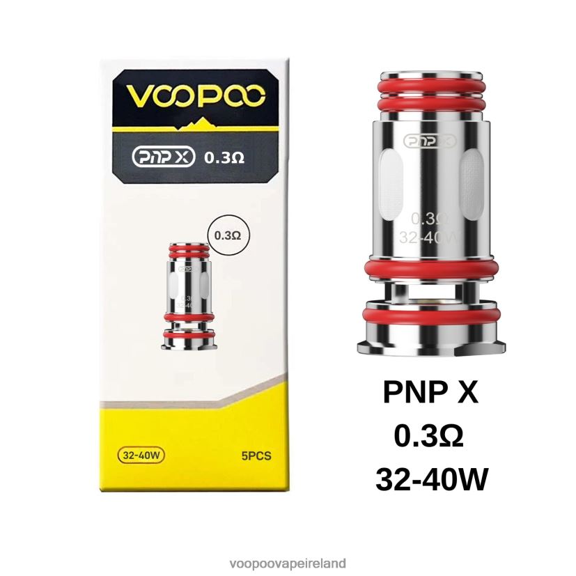VOOPOO PNP Coils (5Pcs) PnP X 0.3 ohm DXZ02N607 VOOPOO Vape Mod