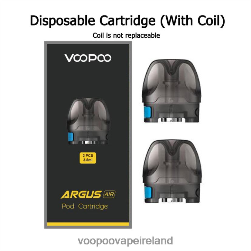 VOOPOO ARGUS AIR Pod Cartridge (2Pcs) Pod with 0.8 ohm coil DXZ02N535 VOOPOO Vape Dublin