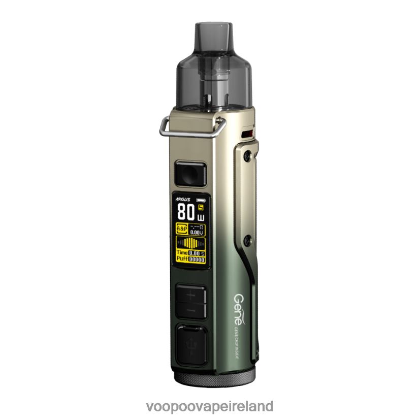 VOOPOO ARGUS PRO Pod Mod Kit Blackish Green Gold DXZ02N30 VOOPOO Vape Store