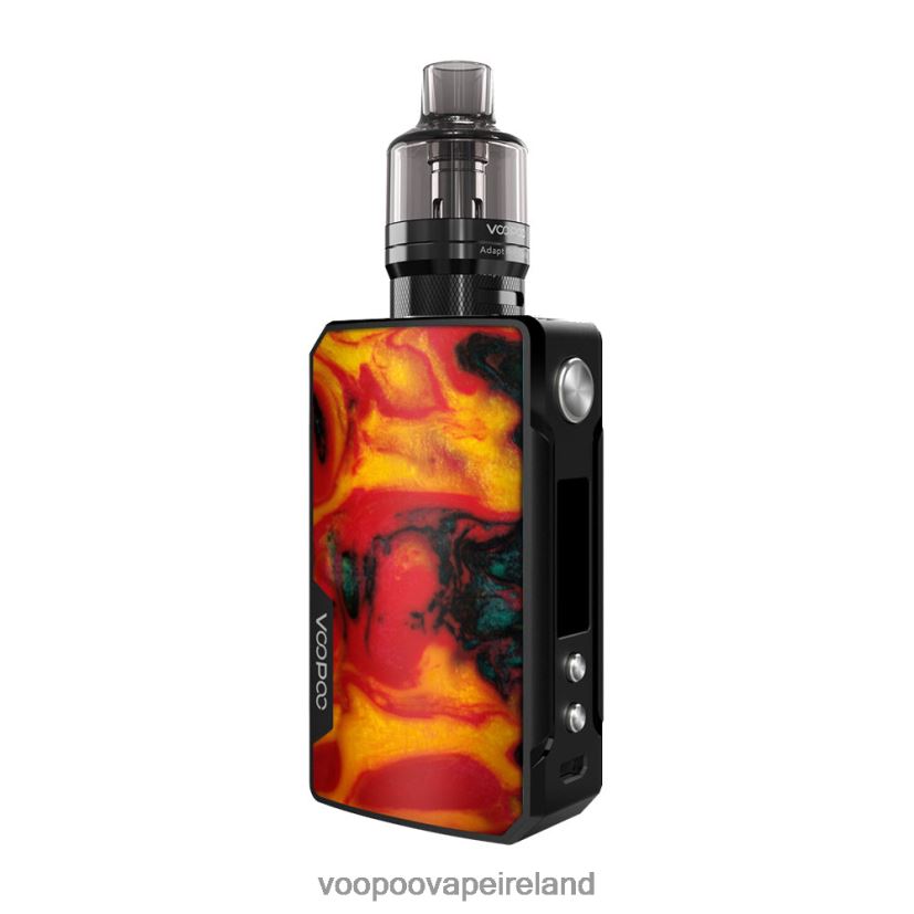 VOOPOO DRAG 2 Refresh Edition Black-Fire Cloud DXZ02N327 VOOPOO Vape Mod