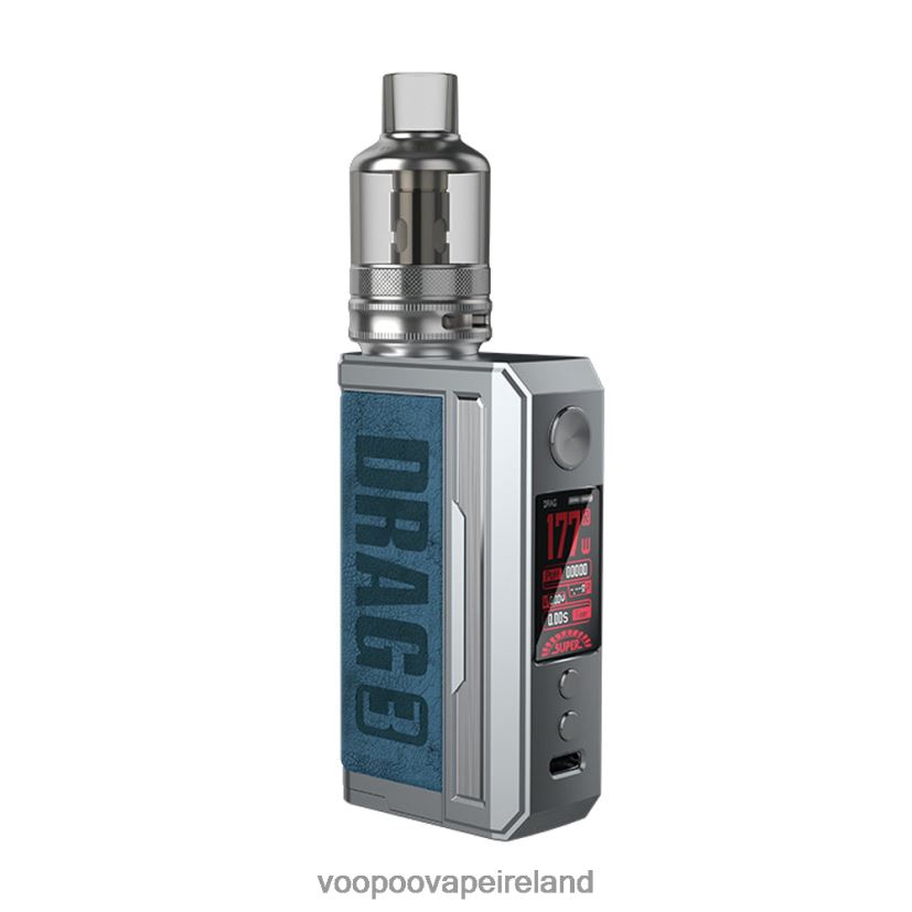 VOOPOO DRAG 3 Box Mod Kit Prussian Blue DXZ02N252 VOOPOO Vape Ireland