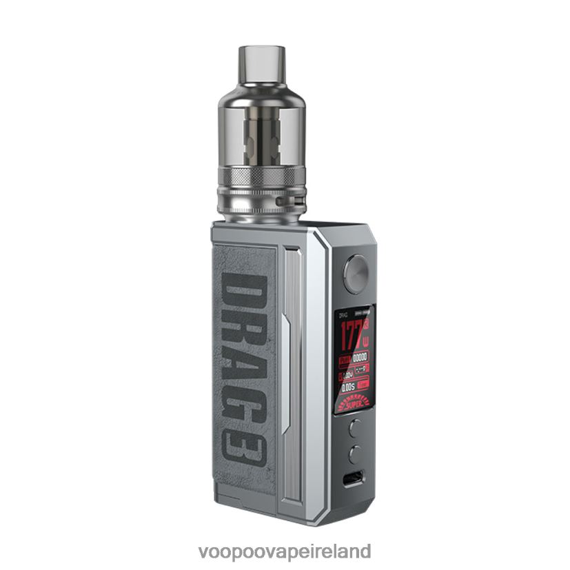VOOPOO DRAG 3 Box Mod Kit Smoky Grey DXZ02N155 VOOPOO Vape Dublin