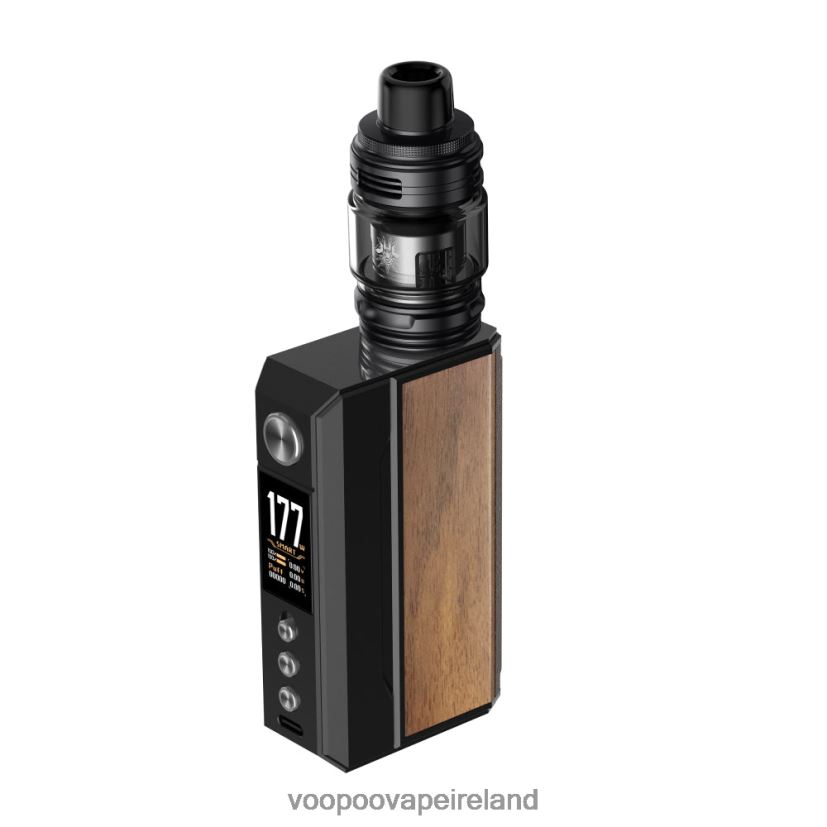 VOOPOO DRAG 4 Kit Black+Walnut DXZ02N162 VOOPOO Vape Ireland