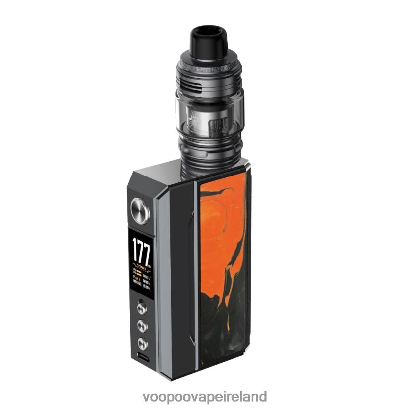 VOOPOO DRAG 4 Kit Gun Metal+Tropical Orange DXZ02N165 VOOPOO Vape Dublin