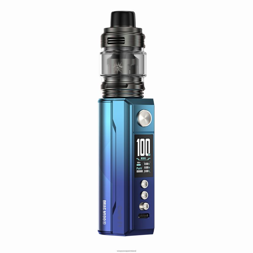 VOOPOO DRAG M100S Mod Device Cyan & Blue DXZ02N277 VOOPOO Vape Mod