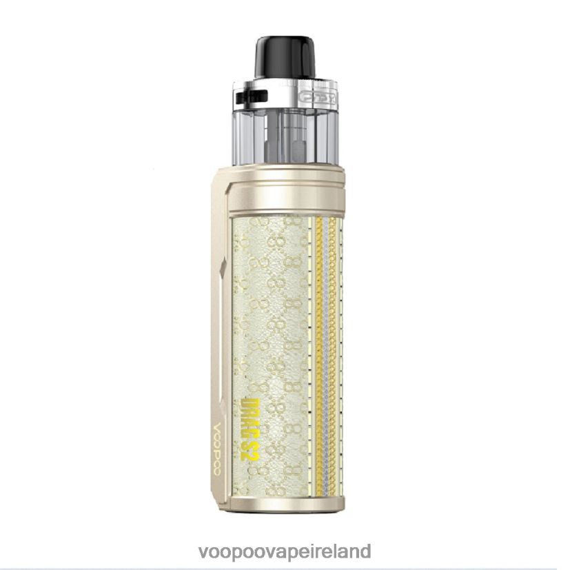 VOOPOO DRAG S2 Pod Mod Kit Champagne Golden DXZ02N262 VOOPOO Vape Ireland