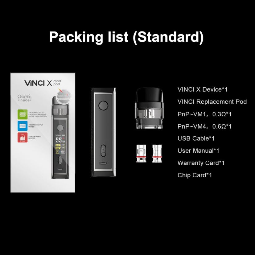 VOOPOO VINCI X Mod Pod Kit Carbon Fiber DXZ02N346 VOOPOO Vape Amazon